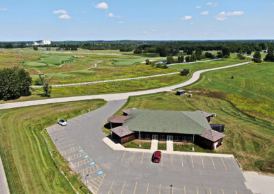 cultural center, museum, Drone photo The Hannahville Indian Reservation, Potawatomi Reservation drone photos, Native American, Tribe, Tribal, Keeper of the Fire